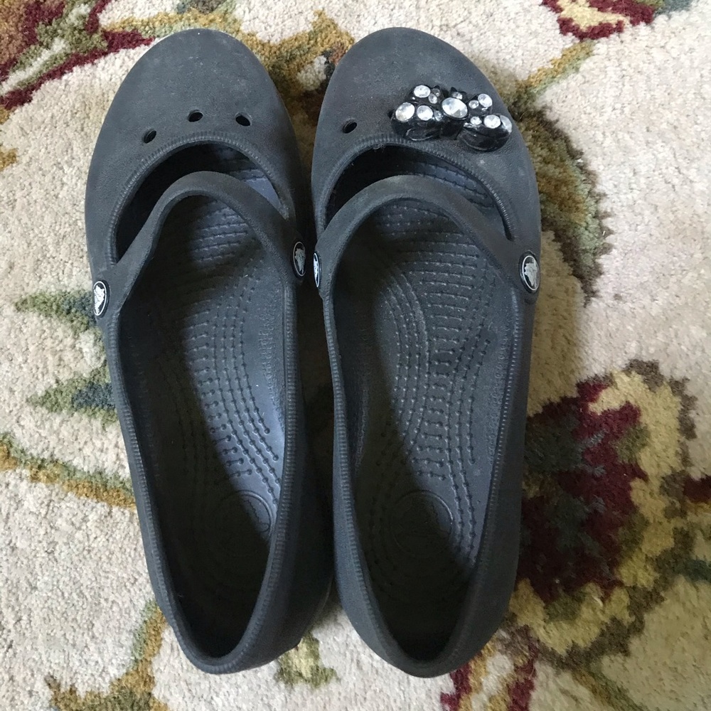 LITLLE GIRLS CROC FLATS!